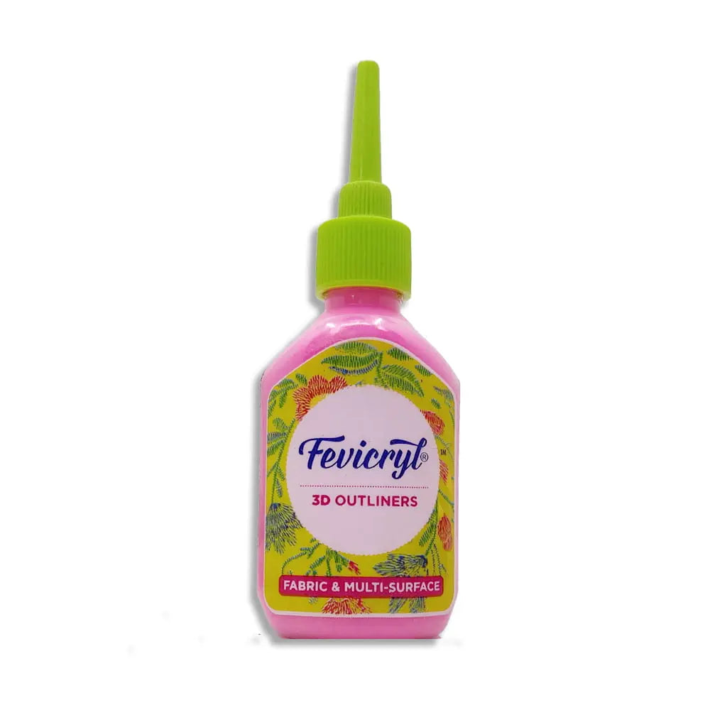 Pidilite Fevicryl 3D Outliners Fabric & Multi-Surface (Loose Colours) Pidilite